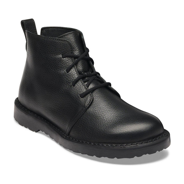 BIRKENSTOCK UPPSALA MID LEATHER UNISEX BOOTS - Black