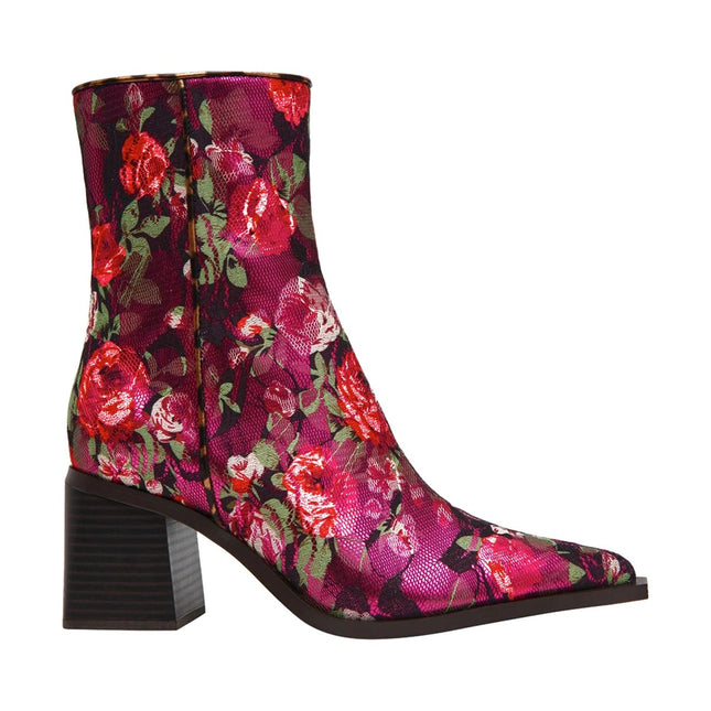BETSEY JOHNSON RUDY WOMEN BOOTS - Black Multi Fl