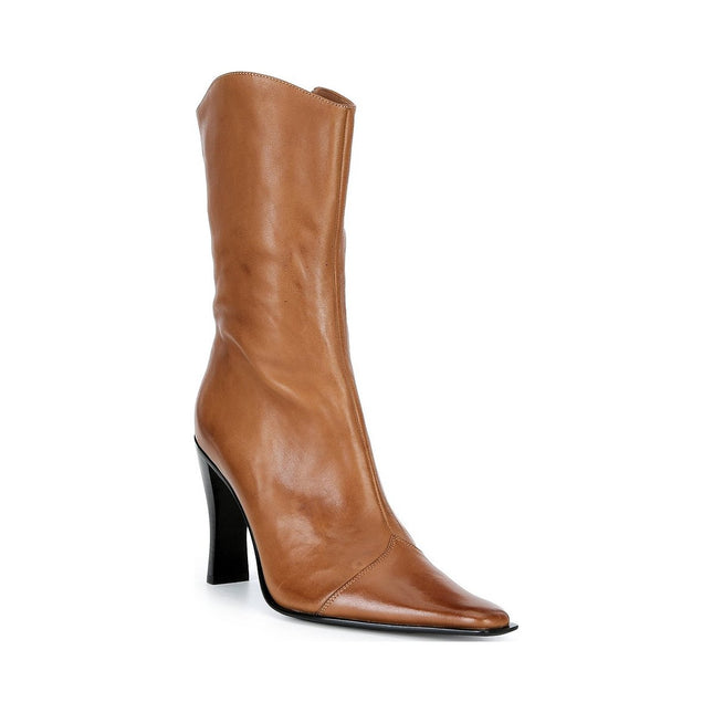 JEFFREY CAMPBELL BE-BOLD-2 WOMEN BOOTS - Camel Distressed