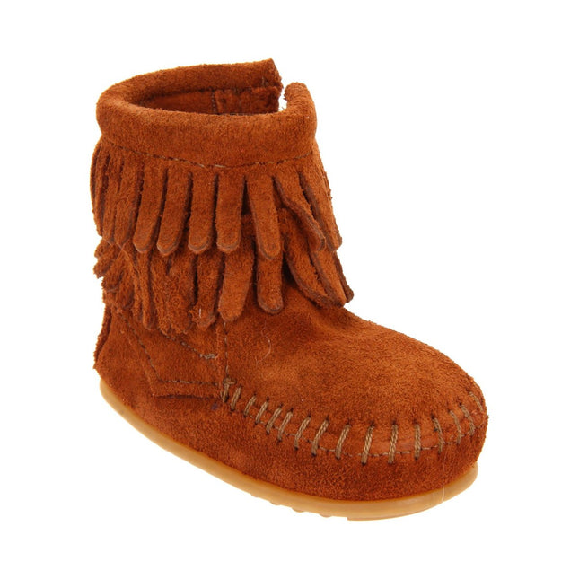 MINNETONKA KIDS DOUBLE FRINGE KIDS BOOTS
