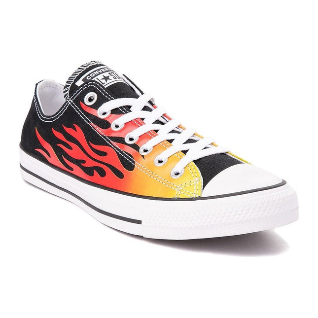 CONVERSE CHUCK TAYLOR ALL STAR LOW TOP ARCHIVE FLAME UNISEX SNEAKERS