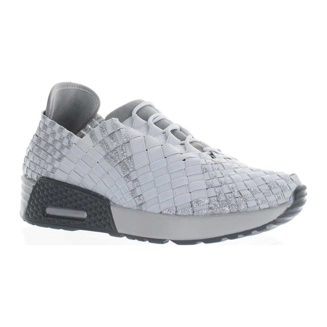 BERNIE MEV BEST VICTORIA WOMEN SHOES - White Silver Metallic
