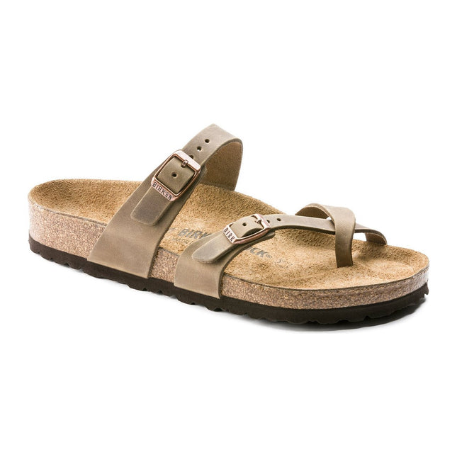 BIRKENSTOCK MAYARI OILED LEATHER WOMEN SANDALS