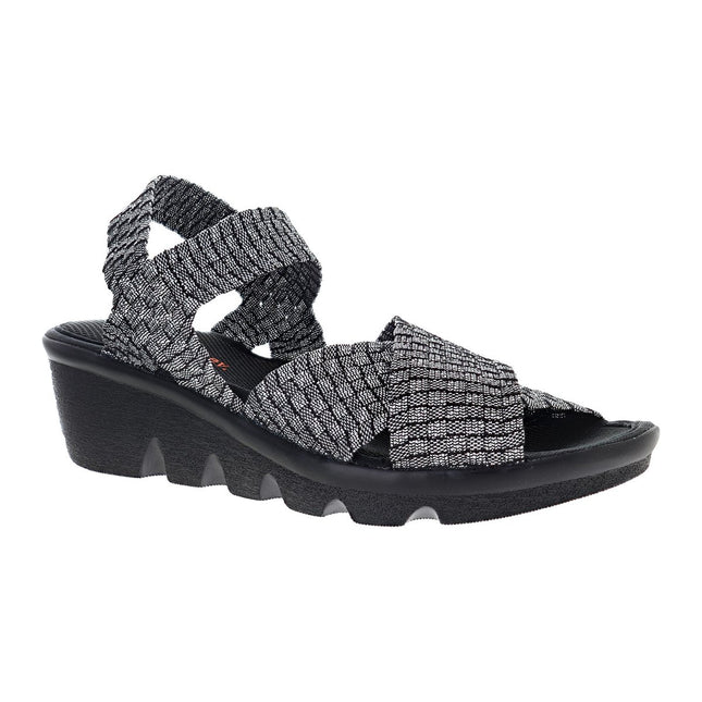 BERNIE MEV LIHI BUTTERCUP WOMEN SANDALS - Black Shimmer