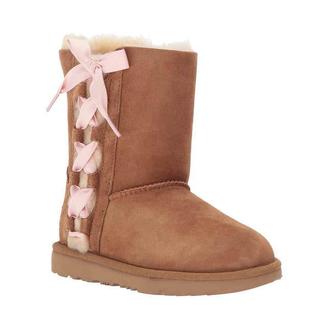 UGG KIDS CHE RIBBON LACE UP YOUTH BOOTS
