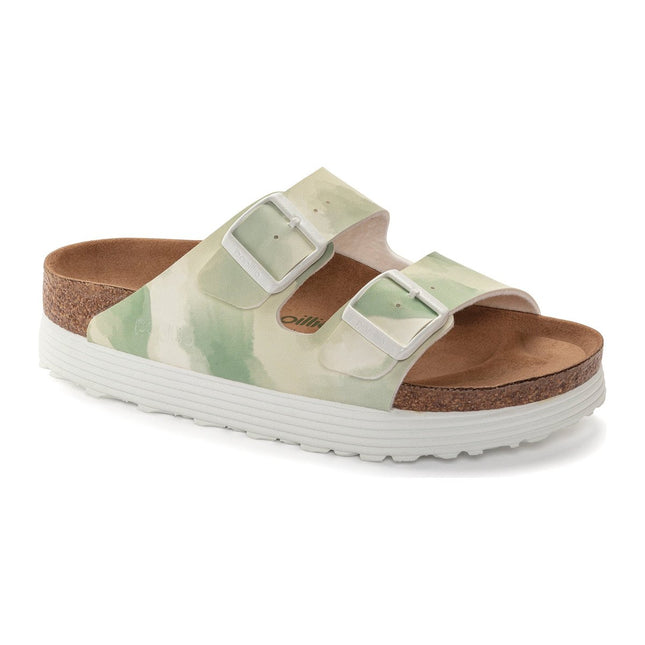 BIRKENSTOCK ARIZONA PLATFORM VEGAN WOMEN SANDALS