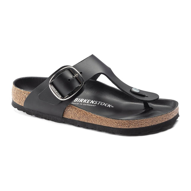 BIRKENSTOCK GIZEH BIG BUCKLE OILED LEATHER WOMEN SANDALS