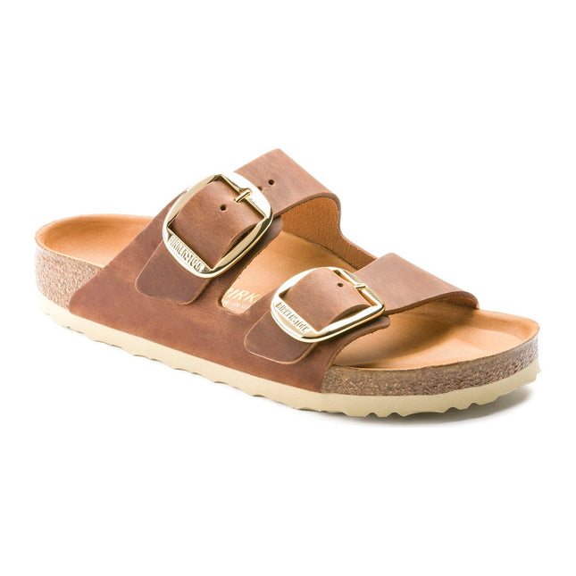 BIRKENSTOCK ARIZONA BIG BUCKLE OILED LEATHER WOMEN SANDALS