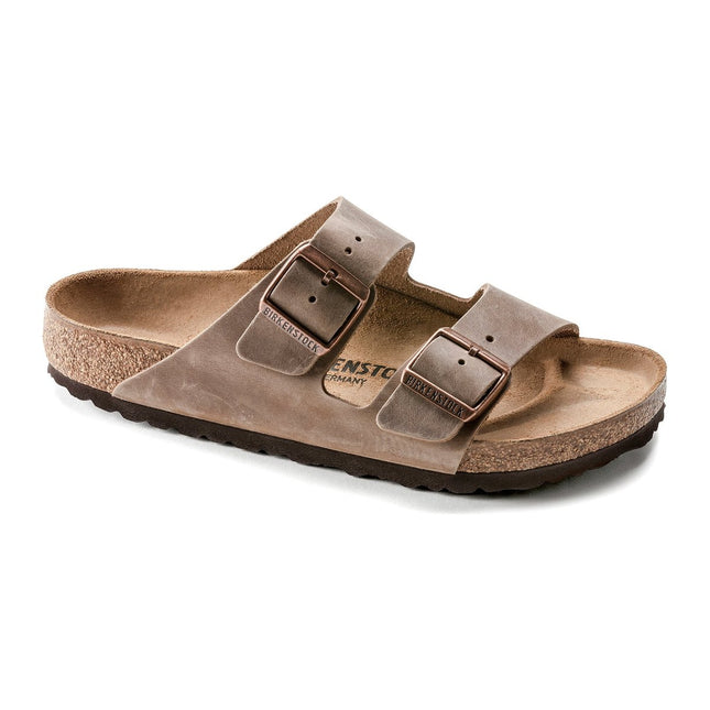 BIRKENSTOCK ARIZONA OILED LEATHER UNISEX SANDALS