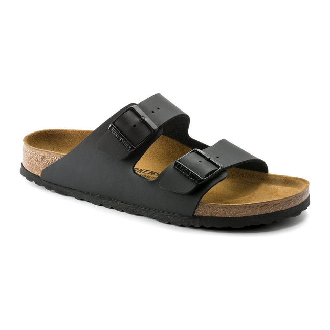 BIRKENSTOCK ARIZONA BIRKO-FLOR UNISEX SANDALS - Black Regular