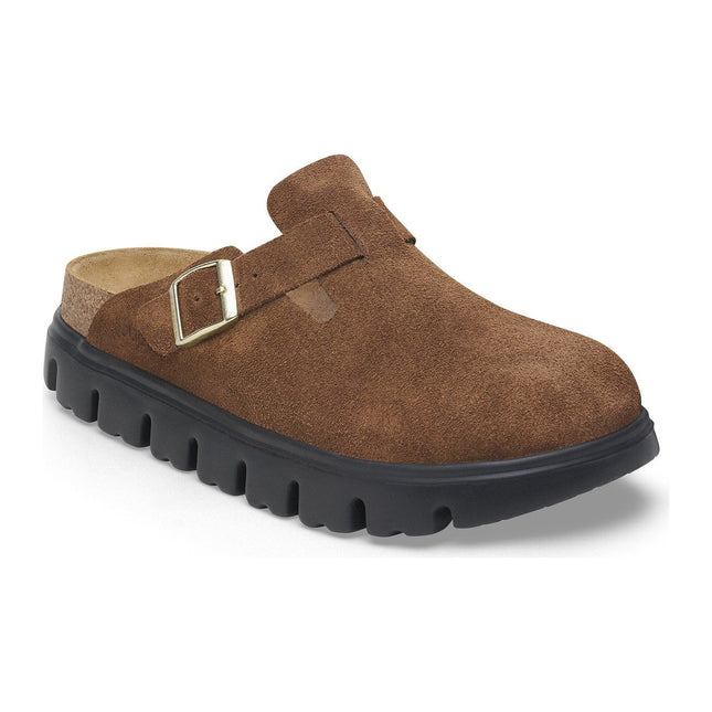 BIRKENSTOCK BOSTON CHUNKY SUEDE LEATHER WOMEN CLOGS