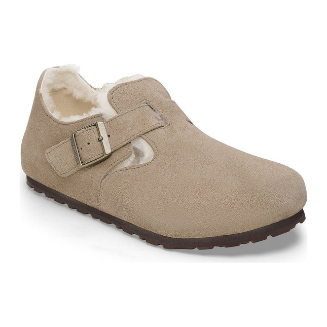 BIRKENSTOCK LONDON SHEARLING SUEDE LEATHER WOMEN SHOES
