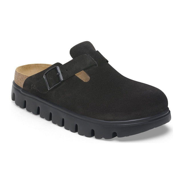 BIRKENSTOCK BOSTON CHUNKY SUEDE LEATHER WOMEN CLOGS