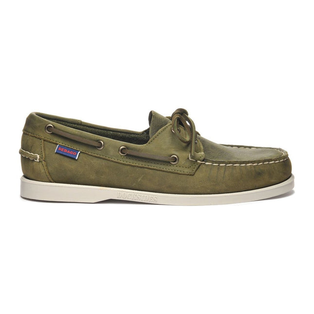 SEBAGO PORTLAND CRAZY HORSE MEN SHOES - Green Military (909)