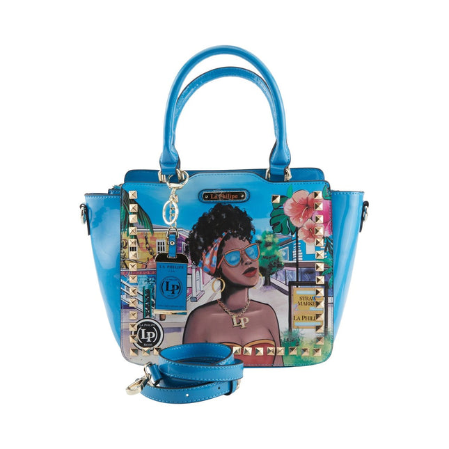 LA PHILIPE BLUE IN BAHAMAS WOMEN HAND BAG
