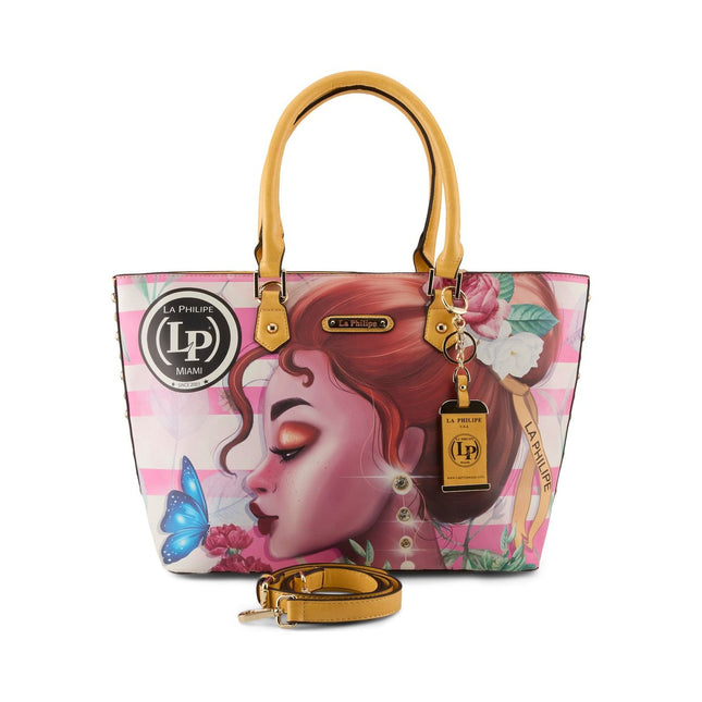 LA PHILIPE PINK BEAUTY WOMEN HAND BAG