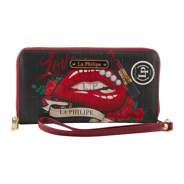 LA PHILIPE RED LIPS WOMEN HAND BAG