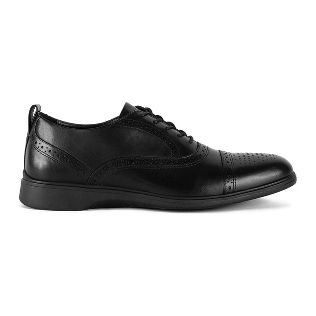AMBERJACK THE CAP-TOE MEN SHOES - Obsidian