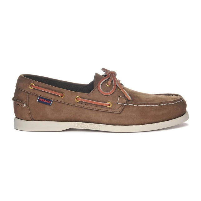 SEBAGO PORTLAND NUBUCK  MEN SHOES - Brown Seal (ACO)