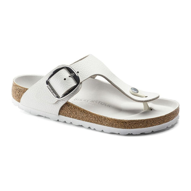 BIRKENSTOCK GIZEH BIG BUCKLE LEATHER WOMEN SANDALS