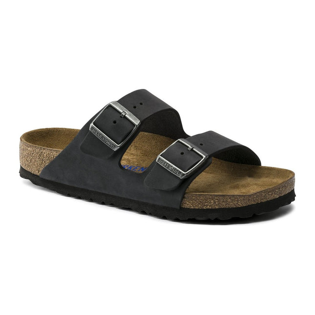 BIRKENSTOCK ARIZONA SOFT FOOTBED OILED LEATHER WOMEN SANDALS