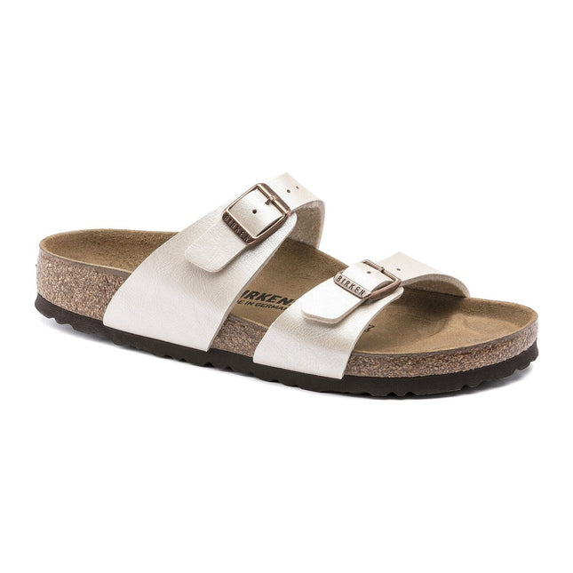 BIRKENSTOCK SYDNEY BIRKO-FLOR Women Sandals Graceful Pearl White N
