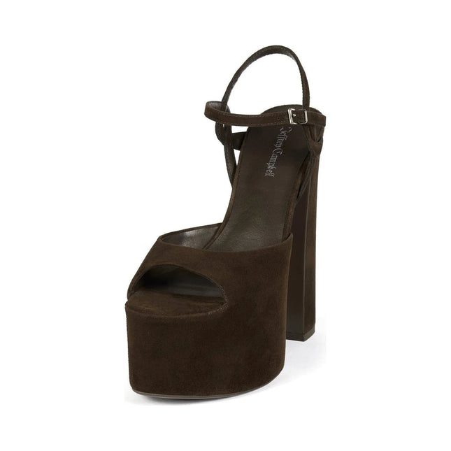 JEFFREY CAMPBELL EVER-LAST Women Heels - Espresso Suede