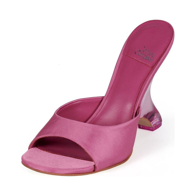 JEFFREY CAMPBELL MEW-2 Women Heels - Fuchsia Satin Combo