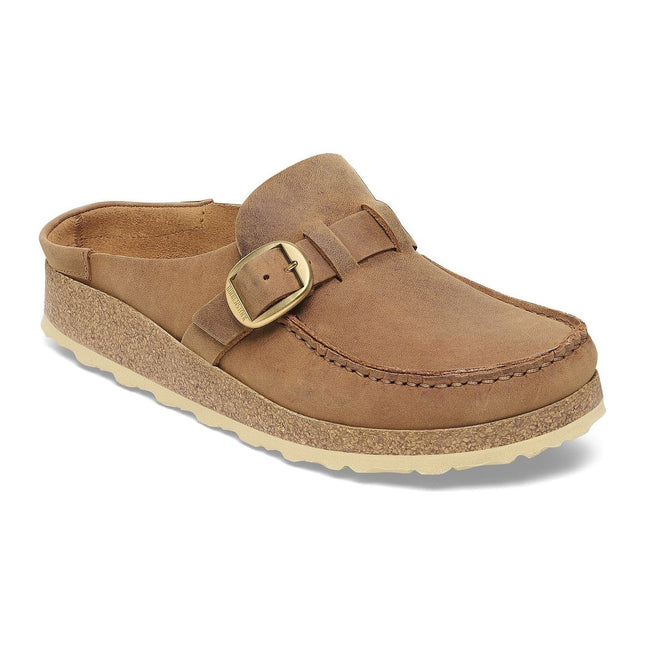 BIRKENSTOCK BUCKLEY WOMEN CLOGS Cognac Narrow