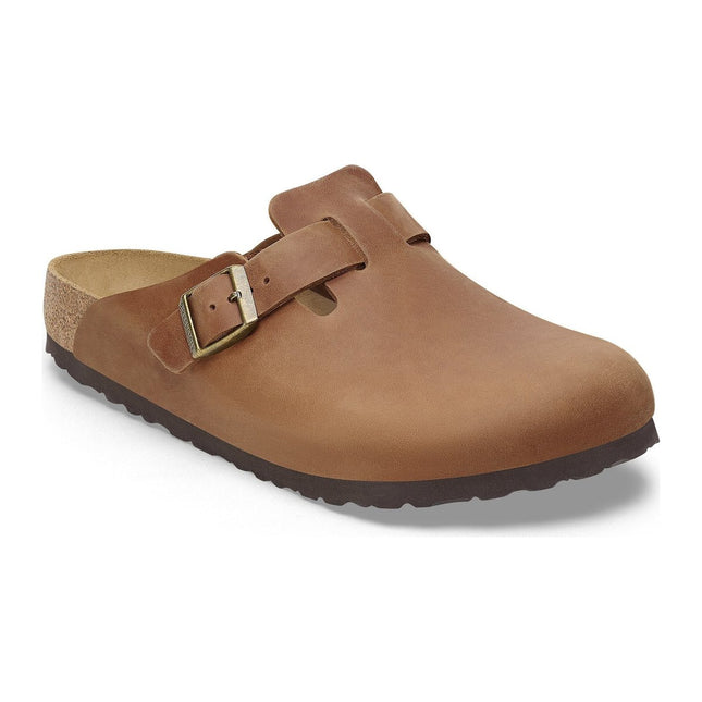 BIRKENSTOCK BOSTON MEN CLOGS Cognac Regular