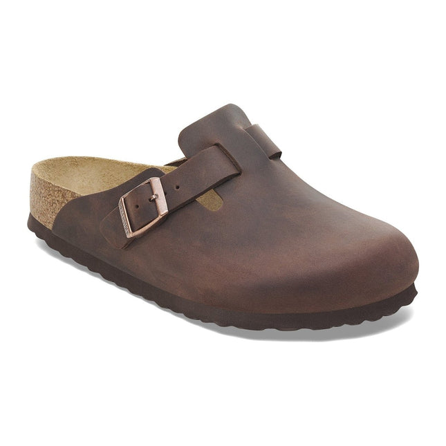 BIRKENSTOCK BOSTON SOFT FOOTBED UNISEX CLOGS Habana Narrow