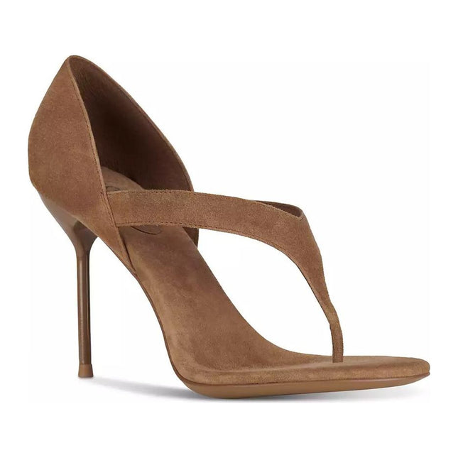 JEFFREY CAMPBELL RHIAN WOMEN HEELS Tan Suede