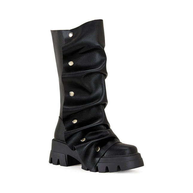AZALEA WANG SYBEL WOMEN BOOTS - Black
