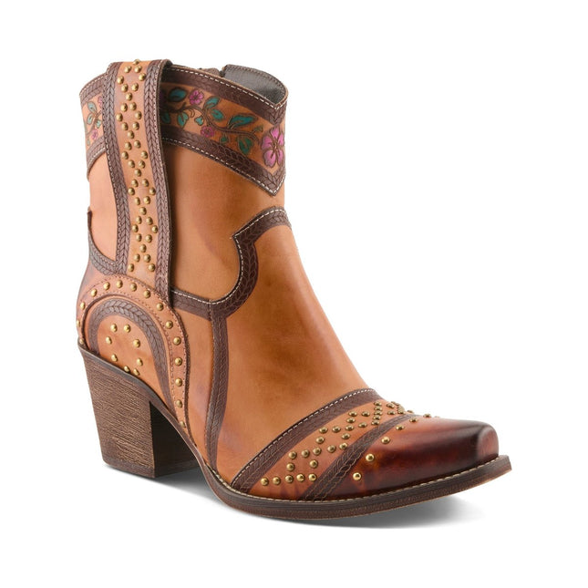 L'ARTISTE SADDLEUP WOMEN BOOTS  - Camel Multi