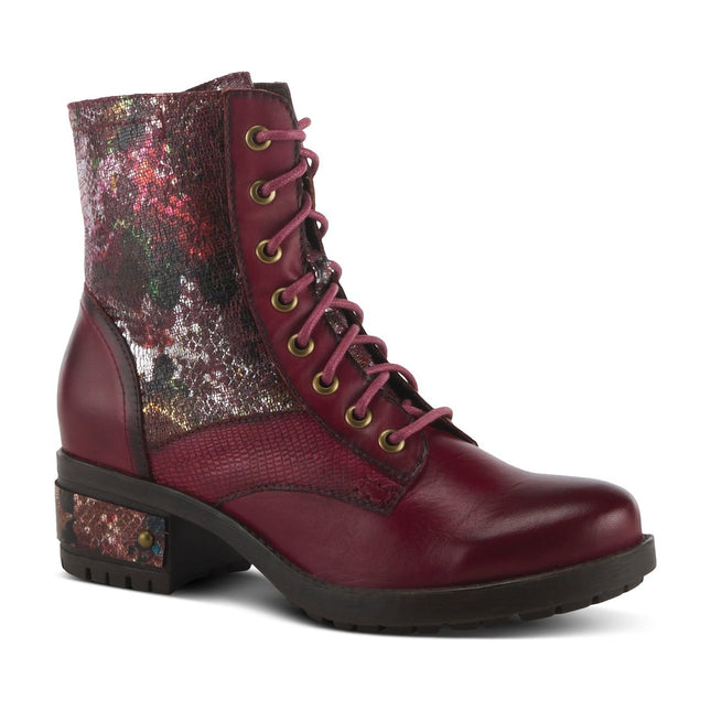 L'ARTISTE MARTY-MET WOMEN BOOTS  - Bordeaux Multi