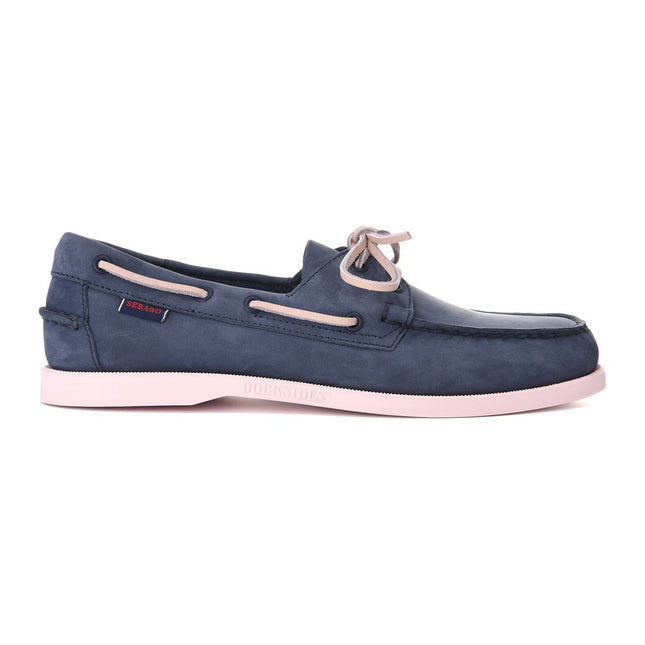 SEBAGO PORTLAND NUBUCK MEN SHOES - Blue Navy-baby Pink