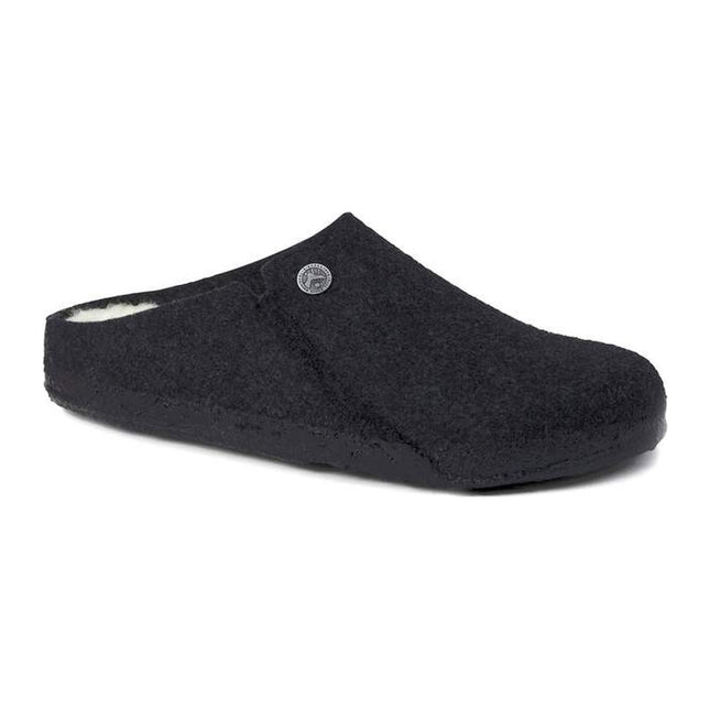 BIRKENSTOCK ZERMATT REVET SHEARLING WOMEN CLOGS - Anthracite