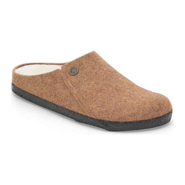 BIRKENSTOCK ZERMATT SHEARLING WOMEN CLOGS - Toffee
