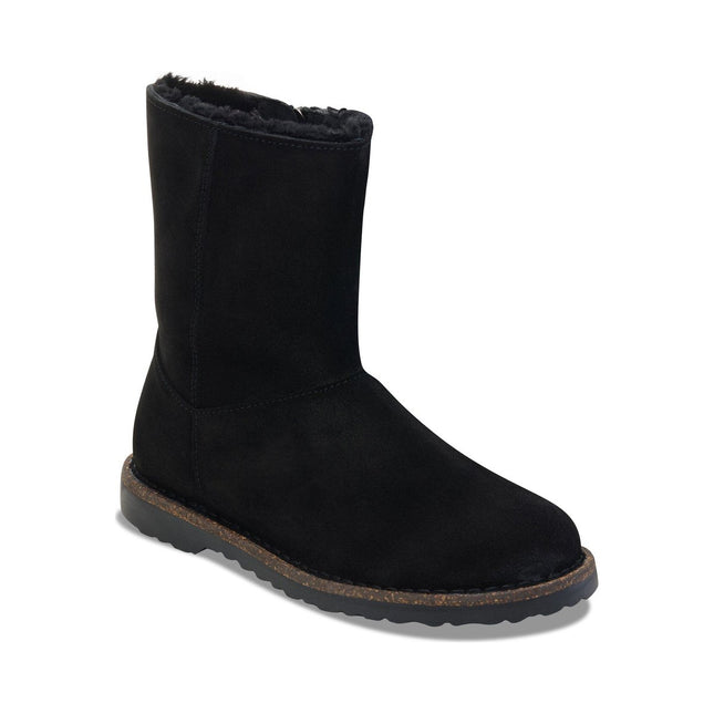 BIRKENSTOCK UPPSALA ZIP SHEARLING WOMEN BOOTS - Black