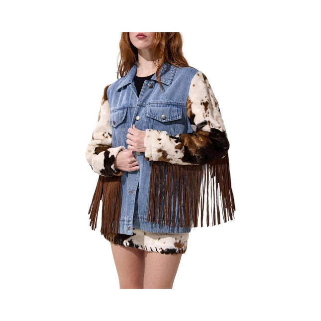 AZALEA WANG LILA WOMEN COATS - Denim
