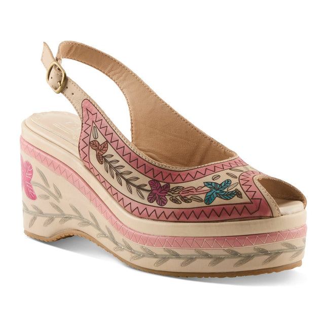 L'ARTISTE ARTDEVIVRE WOMEN SANDALS - Beige Multi