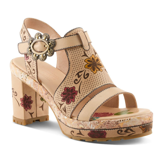 L'ARTISTE JAWDROP WOMEN SANDALS - Beige Multi