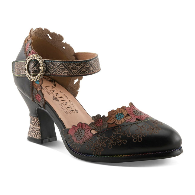 L'ARTISTE HAPPYDANCE WOMEN SANDALS - BLACK MULTI