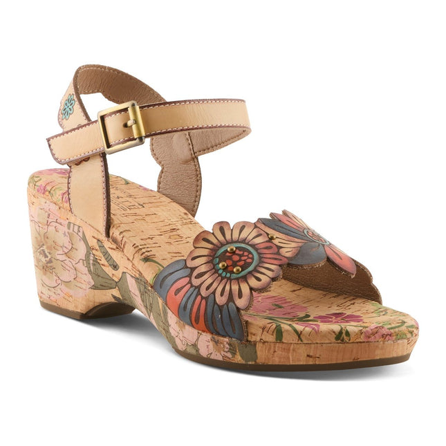 L'ARTISTE LUVINLIFE WOMEN SANDALS - TAN MULTI