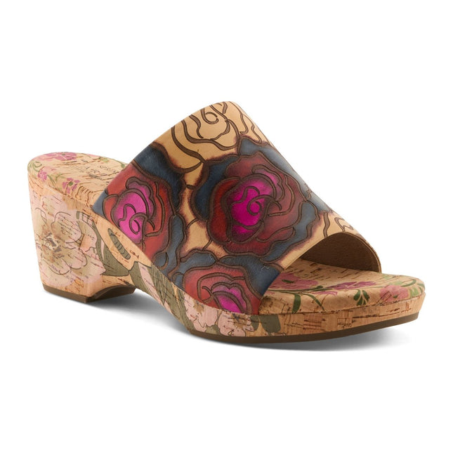 L'ARTISTE NICENEASY WOMEN SANDALS - TAN MULTI