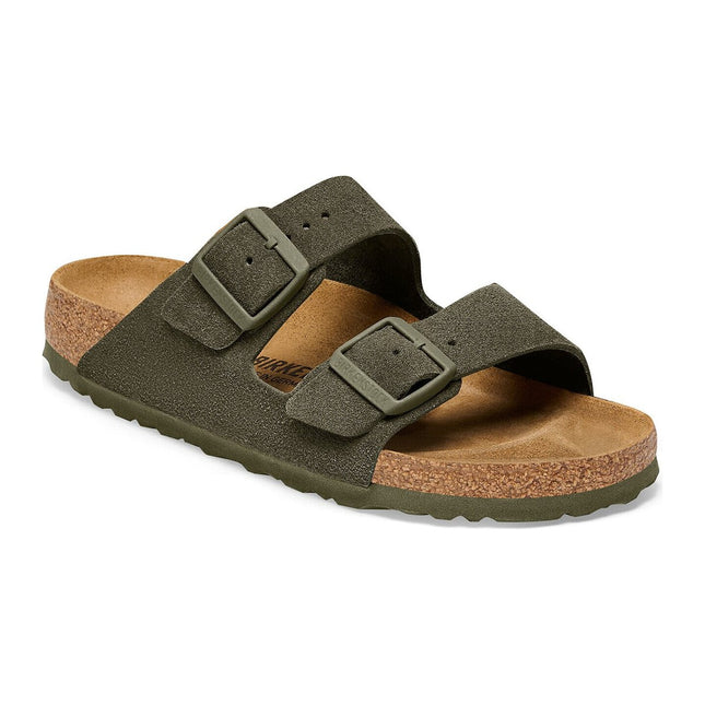 BIRKENSTOCK ARIZONA SUEDE LEATHER WOMEN SANDALS - Thyme