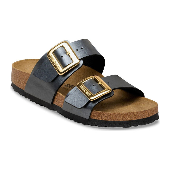 BIRKENSTOCK SYDNEY LUXE Birko-Flor WOMEN SANDALS - Black