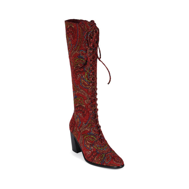 JEFFREY CAMPBELL ARCHILLE-K WOMEN BOOTS - Red Tapestry