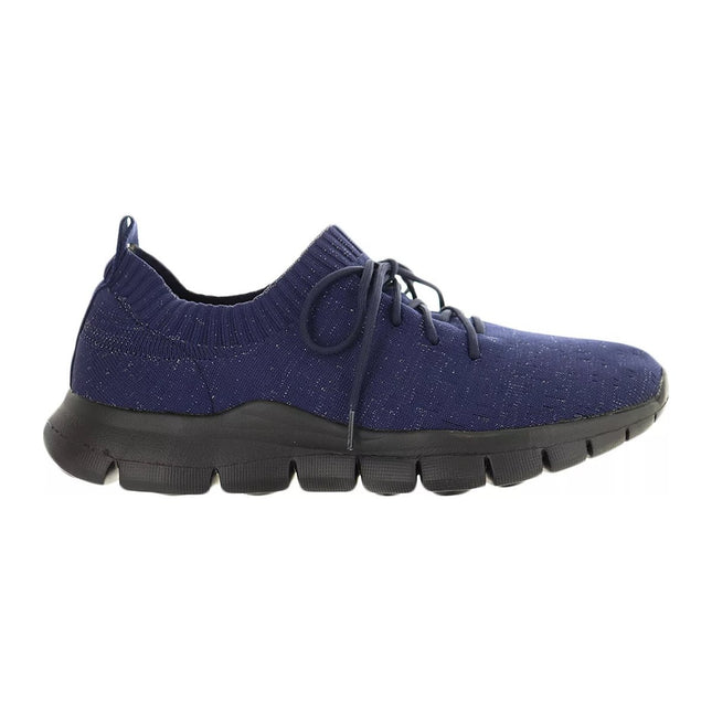 BERNIE MEV PLUSH WOMEN SHOES - Navy Silver