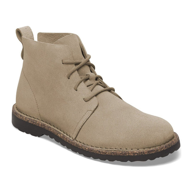 BIRKENSTOCK UPPSALA MID SUEDE LEATHER UNISEX BOOTS - Taupe